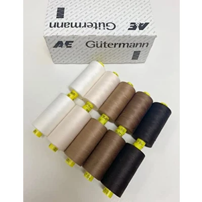 Image of Gutermann Mara 120 Beige Mix 10 Cops