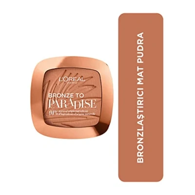 Image of L’Oreal Paris Bronzer 02 Matte Bronzing Pressed Powder, Shimmer Free, Medium