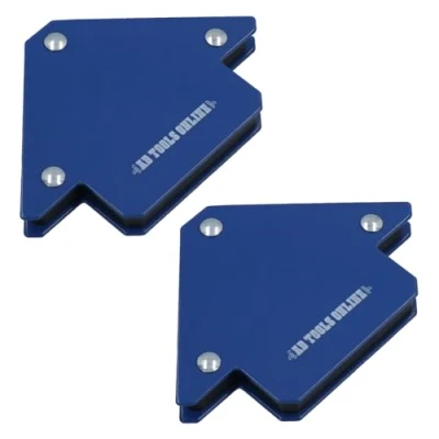 Image of 25lb Small Welding Magnet x 2 Right Angle Square Holder Soldering Durable AT847