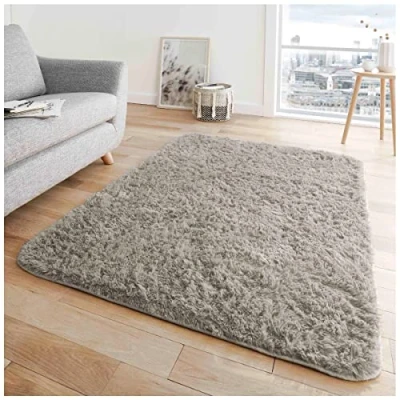 Image of GC GAVENO CAVAILIA Shaggy Rugs For Living Room Super Soft Bedroom Rug Non Slip Floor Fluffy Mink 80X150