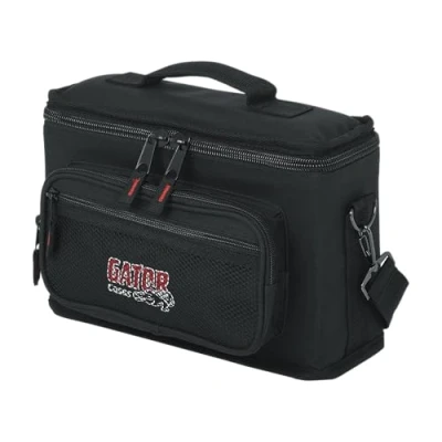 Image of Gator Padded Bag for Upto 4 Mics with Exterior Pockets Cables