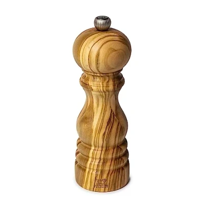 Image of PEUGEOT Paris 18 cm Pepper Mill Classic Grind System Made with PEFC Certified Wood in France Olive Colour