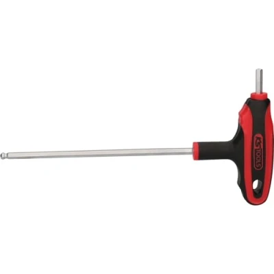 Image of KS Tools 151.8134 ERGOTORQUEplus T handle ball ended hexagon key wrench, 5mm