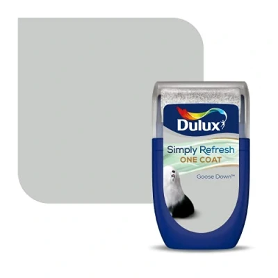 Image of Dulux Simply Refresh Tester Paint Goose Down 30ML, 5382958