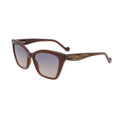 Image of LIU JO Sunglasses, Women&#039;s, Size: 54, Brown