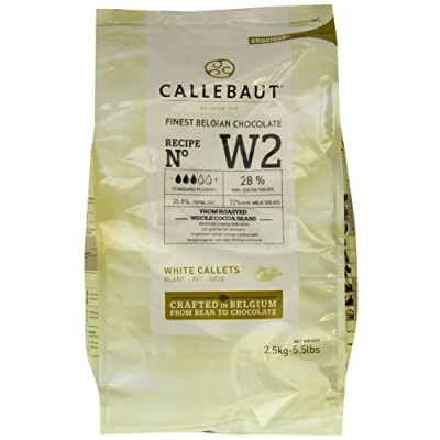 Image of Callebaut White Chocolate Callets 2.5 kg