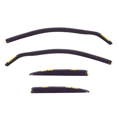 Image of Heko 31135 VW BORA 1998 2005 Wind Deflectors Tinted 4pcs set