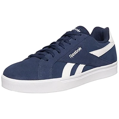 Image of Reebok Unisex Royal Complete 3.0 Low Sneakers, Collegiate Navy White Navy, 3 UK