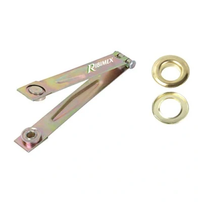Image of Ribitech 6301 Tarpaulin Eyelet Pliers with 50 Eyelets Gold