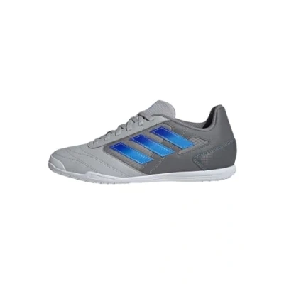 Image of adidas Men&#039;s Super Sala II Indoor Boots Sneaker, Grey Two/Lucid Blue/Blue Burst, 7.5 UK