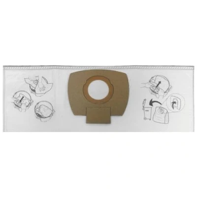 Image of Makita P 72899 L Filter Bags for VC2010L Pack of 5 1 Grey
