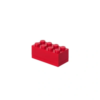 Image of LEGO Mini Box 8 Knobs Red Versatile Small Storage for Snacks, Jewellery, Hair Accessories, and Souvenirs Safe, Easy to Clean, 46 x 92 43 mm