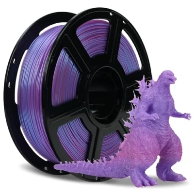 Image of FLASHFORGE Chameleon Gradient Rapid PLA Filament Blue &amp; Pink, High Flow Speedy 1.75mm Max 500mm/s Fast Printing, Displays Shimmering Effects from Various Angles and Light