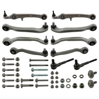 Image of 4F0498998, 4F0498998S1 Control Arm repair kit FEBI BILSTEIN 48900 Front Axle Left, Right without coupling rod AUDI: A6 C6 Avant