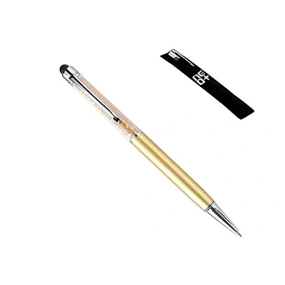 Image of Quality 2 in 1 Capacitive Touchscreen Stylus and Ballpoint Pen with Crystals (Latte)