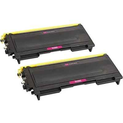 Image of 2 Compatible TN2005 Laser Toner Cartridges for Brother HL 2035, 2037, 2037E 1,500 Pages