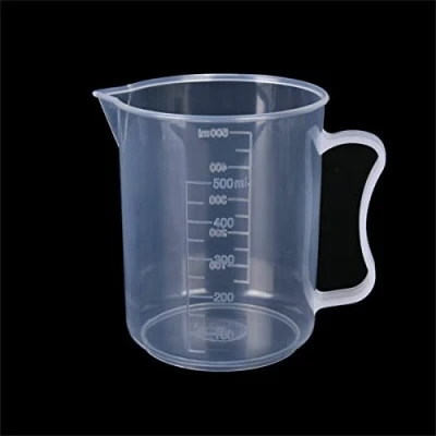 Image of 500ml Plastic Mixing Cup Measuring Cups, Jugs Transparent Reusable for Resin Paint Stain Epoxy