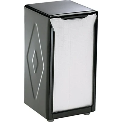 Image of San Jamar H900BK Table Top Tall Napkin Dispenser, Black
