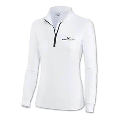 Image of Black Crevice Women&#039;s Turtle Neck Ski Shirt, Womens, Skirolli, White/black