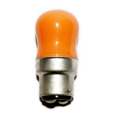 Image of Crompton 15W Bayonet Cap Pygmy Sign Bulb Amber