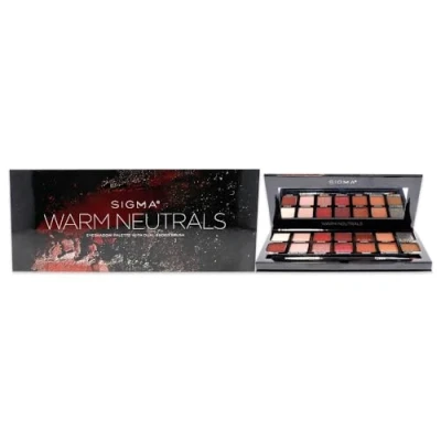 Image of Sigma Beauty Warm Neutrals Eyeshadow Palette 14 Shades in Matte, Shimmer and Metalic Finishes Highly Pigmented Vegan Eye Makeup Clean Products