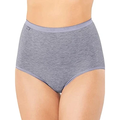 Image of Sloggi Womens Basic+ Maxi Brief, Multicolour (Grey Combination), 26 UK