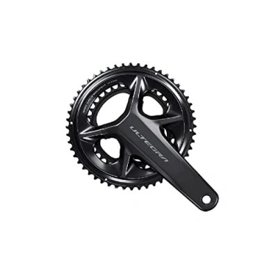 Image of SHIMANO JG.BIE/PL.SH.ULTEGRA 110BCD 165 50x34D 2x12V Car Crankset, Sport, Black (Black), One Size