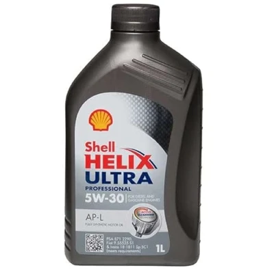 Image of Shell 550046655 Helix Ultra Professional 1L Engine Oil 1 Litre 5W30 AP L