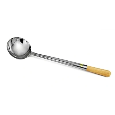 Image of Samuel Groves 1817 8oz Chinese Ladle Solid Wood Handle