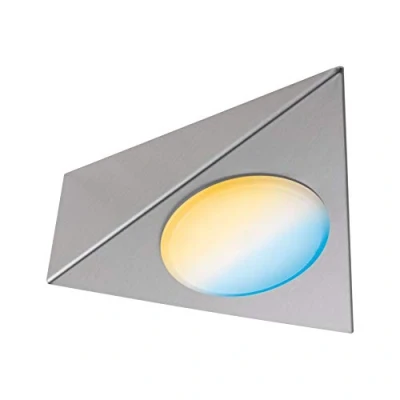 Image of Paulmann 99958 Clever Connect Spot Trigo LED Furniture luminaire Tunable White 12V incl. 1x2.1W dimmable Brushed Nickel Metal 2700 6500K