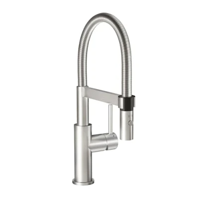 Image of Villeroy &amp; Boch 927300 Steel Expert Compact Kitchen Sink tap, Solid Stainless