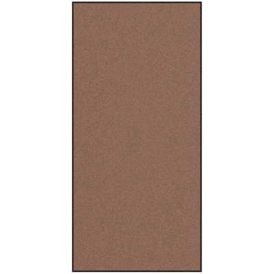 Image of vidaXL doormat 250x120 cm indoor/outdoor rug brown polypropylene traps dirt medium pile bedroom/living/entry