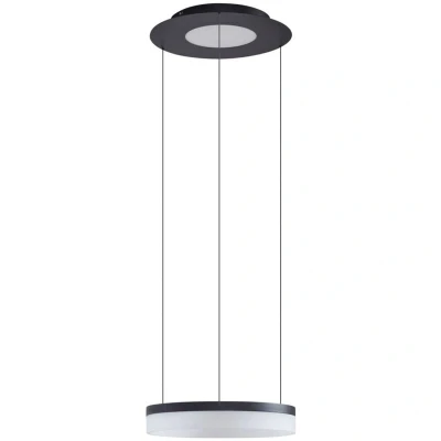 Image of Lucande Smart LED pendant light Squillo black Tuya RGBW CCT