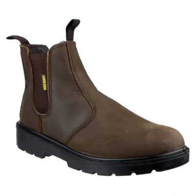 Image of Amblers Safety FS128 Adults Boot in Brown Size 8 UK