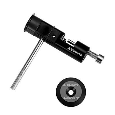 Image of Granite Stash Bike Chain Tool Bicycle Repair Kit Set Stores in Handlebar Easy to Use Breaker, Splitter or Link Remover Compatible with 9 10 11 12 Speed (Black)
