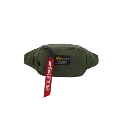 Image of Alpha Industries CREW Waist BAG Unisex Bum bag, Size: One Size, Sage green