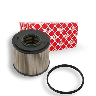 Image of 4L0127177A, 4L0127177B, 4L0127434 Fuel Filter FEBI BILSTEIN 48462 Insert with seal ring AUDI: Q7