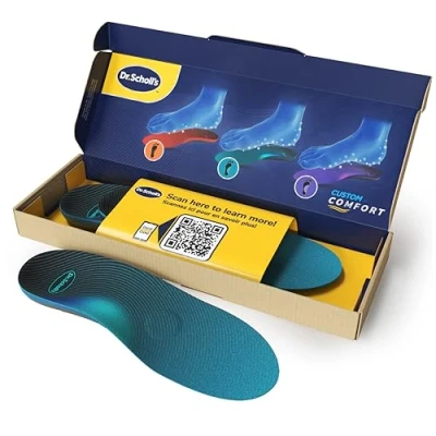 Image of Dr. Scholl&#039;s Plantar Fasciitis Insoles, Insoles for Men, Women, Arch Support Orthotic Shoe Flat Feet, Inserts, Metatarsalgia Custom Fit 620