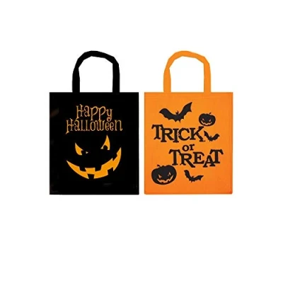 Image of Henbrandt 2 x Fabric Treat Bags for Halloween