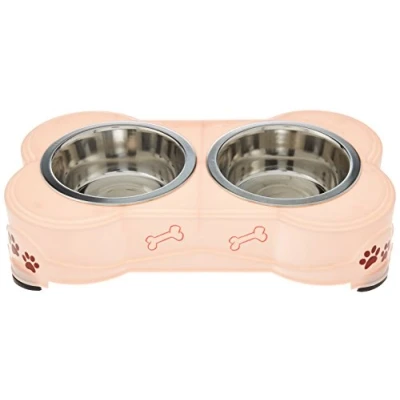 Image of Loving Pets Dolce Diner Dog Bowl, Small, Pink