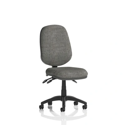 Image of Dynamic OP000033 Eclipse III Lever Task Operator Chair Without Arms Charcoal