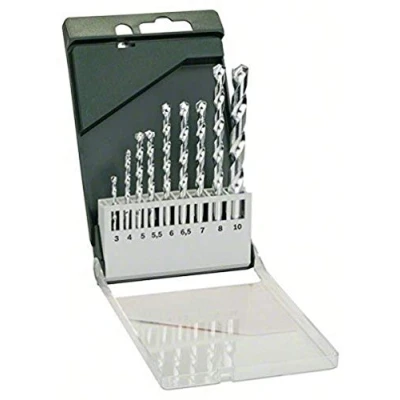 Image of Bosch 2609255463 Masonry Drill Bit Set (9 Pieces)