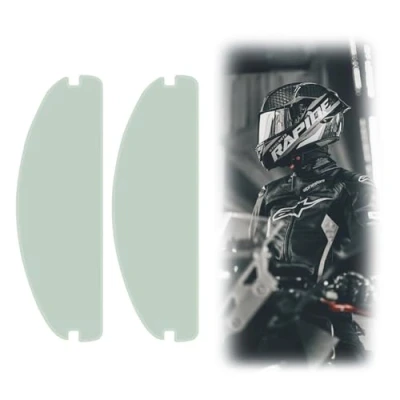 Image of 2 Pcs Anti Fog Film for Motorcycle Helmet,for Pinlock Visor Insert Helmet Universal Protective Clear Suitable All Non fixed Open Face and Full Helmets