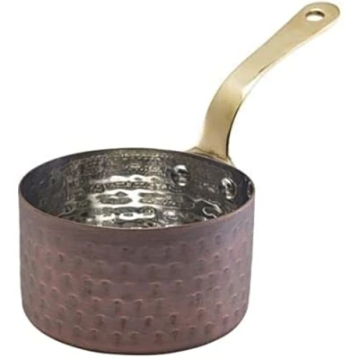 Image of GenWare Antique Copper Mini Sauce Pan 9 x 5.25cm Single