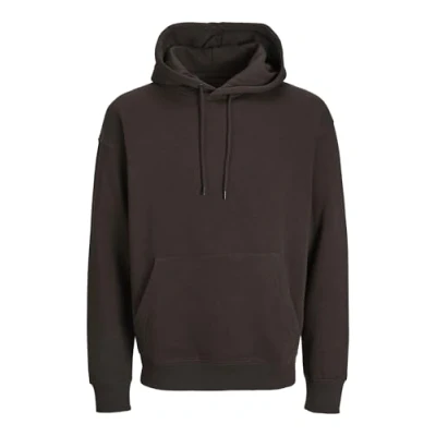 Image of JACK &amp; JONES Men&#039;s Jjestar Basic Sweat Hood Noos Sweatshirt, Mulch, M
