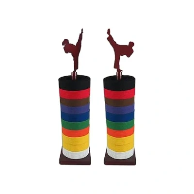 Image of Playwell Martial Arts Unisex (Girl or Boy) Taekwondo Round belt Display Stand (Sold as singles)