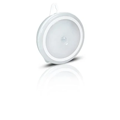 Image of St Helens Home and Garden Battery Powered Seucrity Light with Motion Movement Sensor Detector Fitted Magnet a Key Slot for Mounting. Use in Bedrooms, Hallways Landings Safety