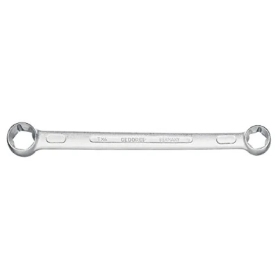 Image of Gedore TX4E14XE18 E14 x E18 Flat Ring Spanner Silver