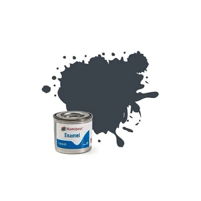 Image of Humbrol Model Paint AA1506 No 32 Dark Grey Matt Tinlet 1 (14ml), Enamel Paints for Models, Plastic, Metal, Wood, Glass, Ceramics and More, Touch Up Hobby Craft Kits