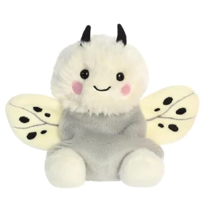 Image of Aurora, 33860, Palm Pals Astra Moth 5In, Soft Toy, White
